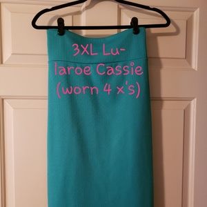 Teal Cassie skirt